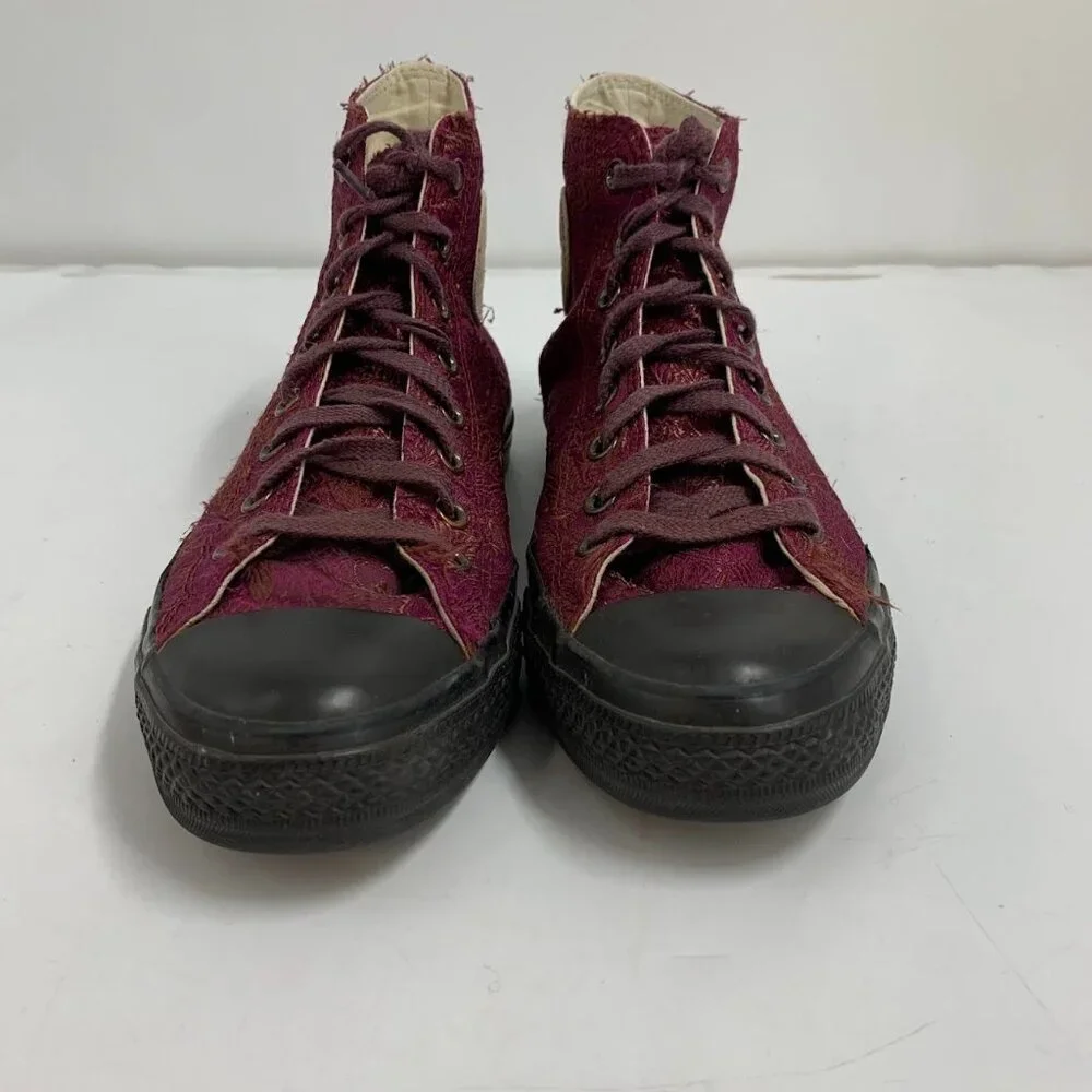 Converse Adults Unisex Embroidered Brocade High Top Lace Up Sneakers SZ 9M/11W - Picture 3 of 12